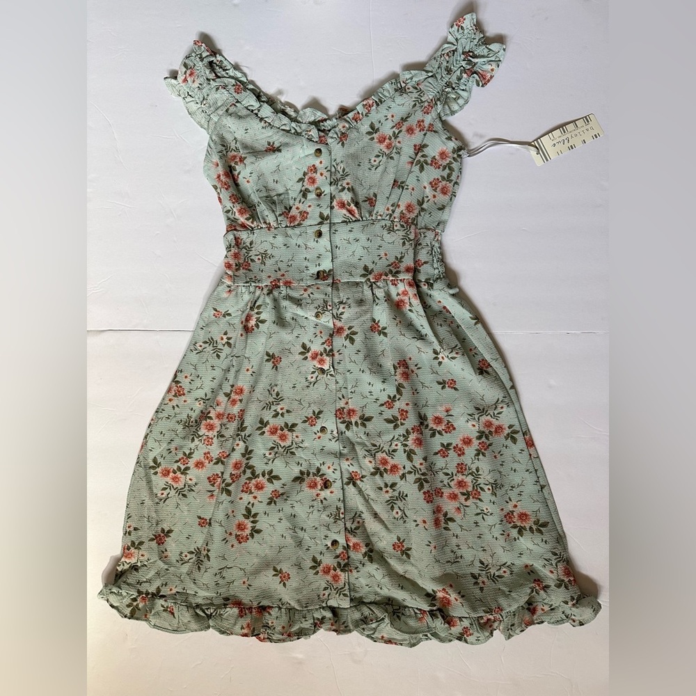 Bailey blue womens floral dress